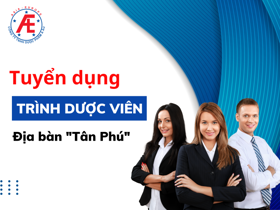 Dược phẩm Á Âu tuyển TDV “Tân Phú”